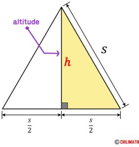 Area of Equilateral Triangle - Derivation, Formula & Examples | ChiliMath