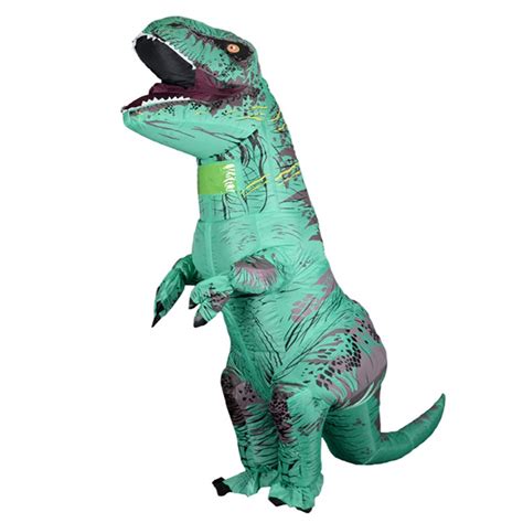 Inflatable T Rex Costume Adult Dinosaur Costumes Jumpsuit Air Blow Up