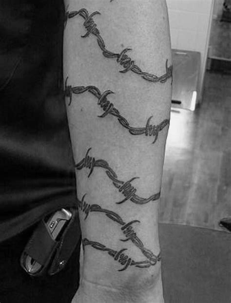 Barbed Wire Tattoo Template