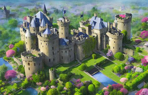 Castle grounds by StarCraftPatterns on DeviantArt