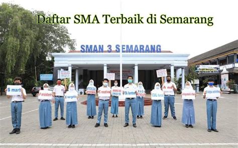 Sma Terbaik Di Kota Semarang Berdasarkan Nilai Utbk