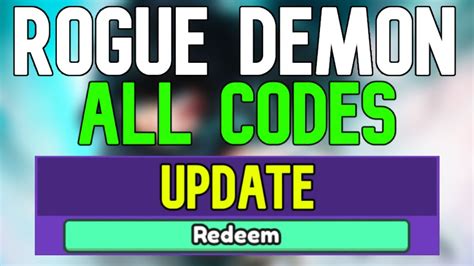 New Rogue Demon Codes Roblox Rogue Demon Codes December 2023 Youtube