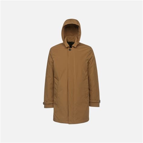 Geox® ANYWECO MAN: Hazelnut Brown trench coat | Geox