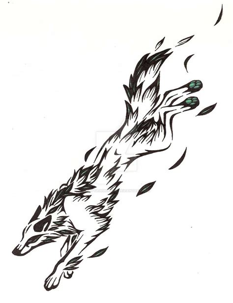 Forest Leaf Wolf By Captainmorwen On Deviantart