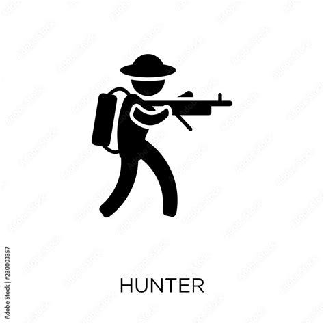 Hunter icon. Hunter symbol design from Professions collection. Stock ...