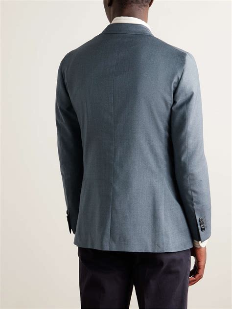 Boglioli K Jacket Slim Fit Double Breasted Unstructured Virgin Wool