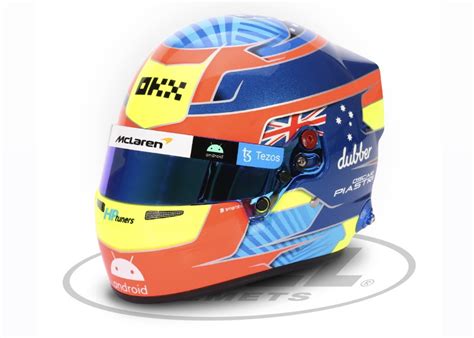 Oscar Piastri 2023 McLaren Bell 1 2 Helmet DRM Helmets