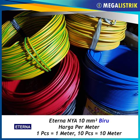 Jual Eterna Kabel Nya Mm Meteran Kabel Listrik Kawat X Mm