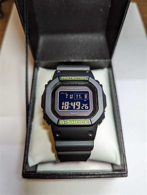 美品CASIO カシオ G SHOCK ジーショック GW B5600DC 1JF ORIGIN スクエア Bluetooth 電波