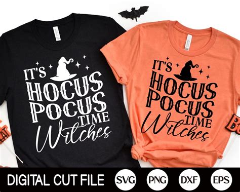 It S Hocus Pocus Time Witches Svg Halloween Svg Witch Etsy