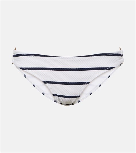 Striped Bikini Bottoms In Blue Heidi Klein Mytheresa