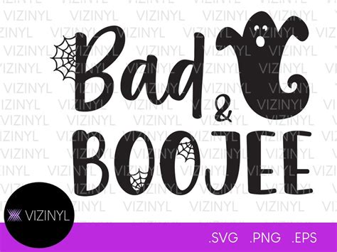 Bad Boojee Halloween SVG Funny Halloween SVG Bad And Boujee