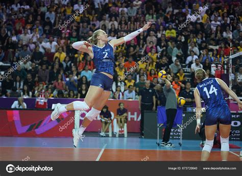 Antalya Turkiye December Kathryn Plummer Warming Imoco Volley