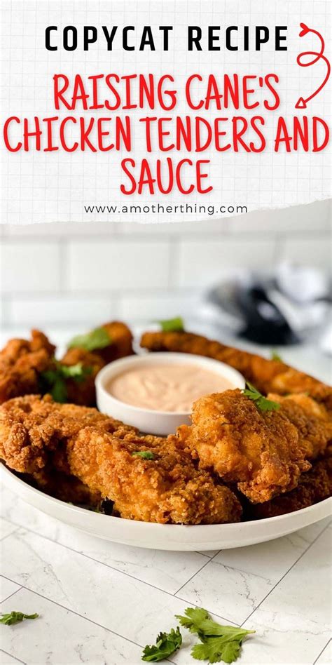 Raising Canes Copycat Recipe With Dipping Sauce Recipe Chicken