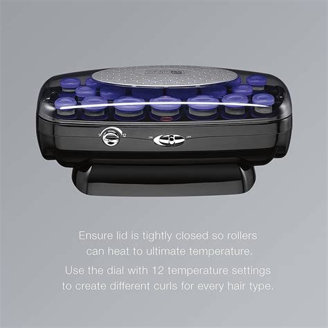 Infinitipro By Conair Ceramic Flocked Hot Roller Set Hair Rollers With Cord Reel Buy Now