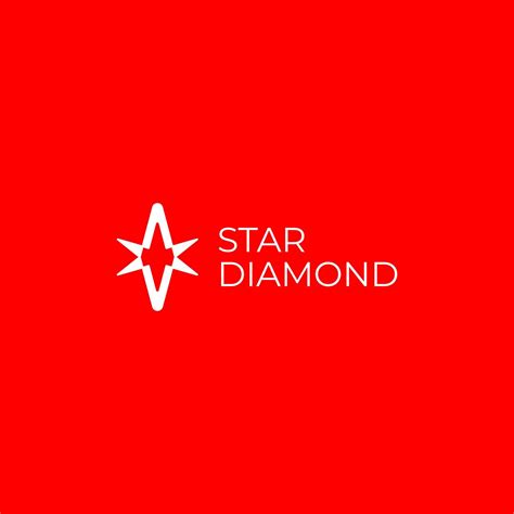 Diamond Star simple logo design 5476845 Vector Art at Vecteezy