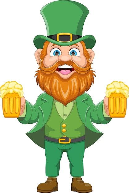 Premium Vector Leprechaun St Patricks Day Cartoon