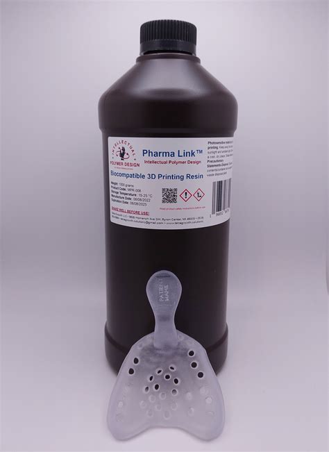 Pharma Link™ Biocompatible 3D Printing Resin — Tetra Growth LLC 