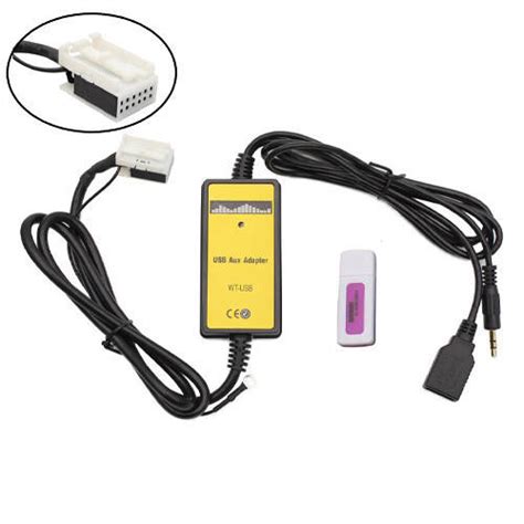USB AUX MP3 адаптер для магнитолы 12пин Audi Seat VW, WT-USB QX091 (ID ...