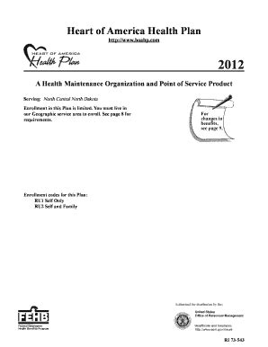 A Health Maintenance Organization And Point Of Service Product Opm Form