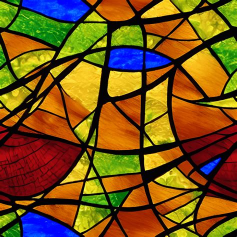 Beautiful Stained Glass Pattern · Creative Fabrica