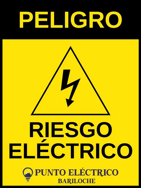 Etiqueta Riesgo Eléctrico Punto Eléctrico Bariloche