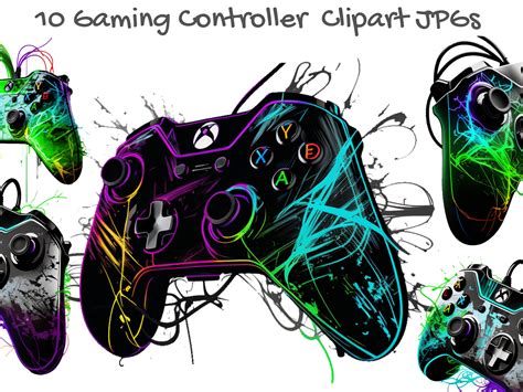 Game Controller Clipart, Gaming Clipart, Gamer Clipart, High Quality ...