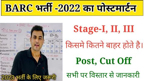 BARC Recruitment 2022 Complete Analysis BARC Previous Year Cut Off