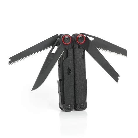 Praktisch | Swiss Tech 17-in-1 Multi Tool | AUS-8 Steel, Leather Sheath ...