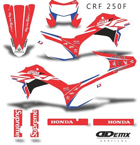 Kit Adesivo 3M Roczen HRC Crf 250F 2019 S Capa De Banco DeMX