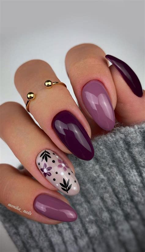 49 Cute Nail Art Design Ideas With Pretty And Creative Details Plum