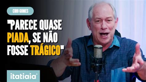 CIRO GOMES CRITICA GLO ASSINADA POR LULA E DIZ QUE CRIME CONTROLA