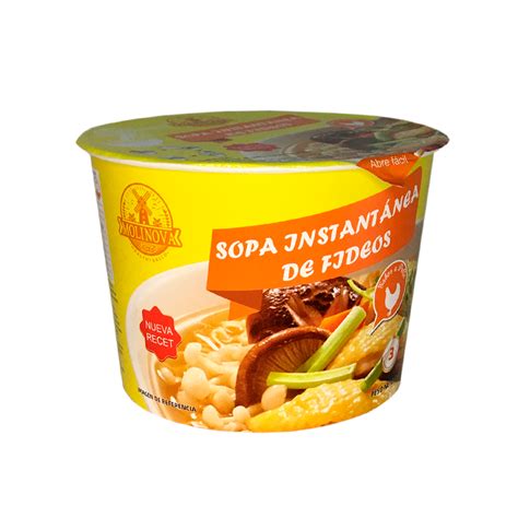 Molinova 94g Sopa Instantánea de Fideos sabor a Pollo Amanecer