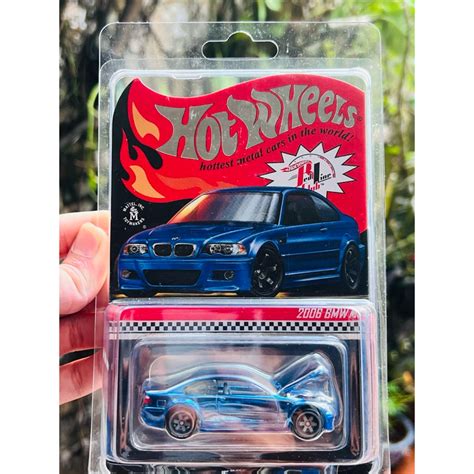 Hobby Store Xe M H Nh Hot Wheels Rlc Exclusive Bmw M Xanh Full Card Shopee Vi T Nam