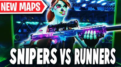 TOP 10 Best SNIPERS VS RUNNERS Maps In Fortnite Fortnite Trappers VS