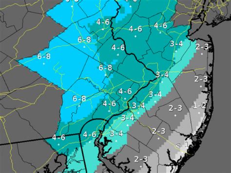 WEATHER ALERT: Potential Snowfall Totals Increased for Norristown - Norristown, PA Patch