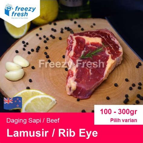 Jual Freezy Fresh Cube Roll Beef Steak Impor Aus Rib Eye Daging Sapi