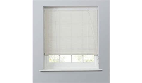 Buy Habitat Bamboo Roller Blind 4ft White Blinds Argos