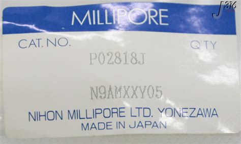 C3039 MILLIPORE DI-L FILTER, 0.05UM (NEW) CBUZ3L0S1 – J316Gallery