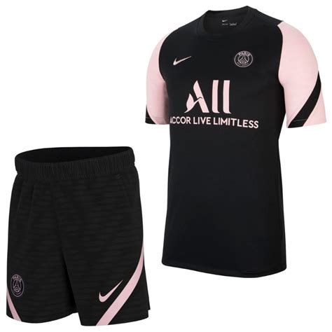 Nike Paris Saint Germain Strike Trainingsset Zwart Roze