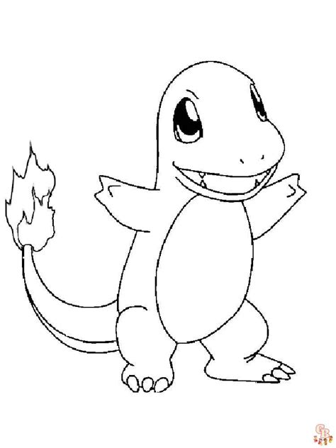 Disegni Da Colorare Di Charmander Da Stampare Per I Fan