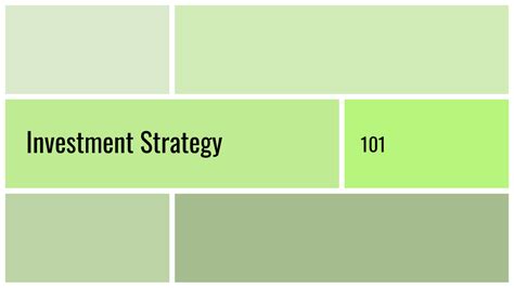 Investment Strategy 101 Customizable Presentation Template Shutterstock