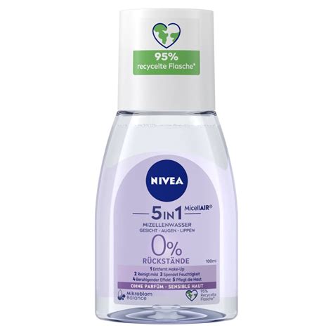 Nivea Micellair 5 In 1 Mizellenwasser Sensitiv 6 X 100 Ml Mizellen