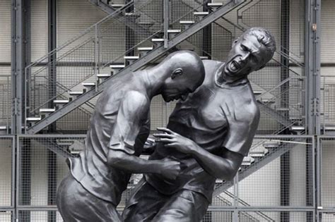 France celebrate Zinedine Zidane head-butt with a statue | London ...