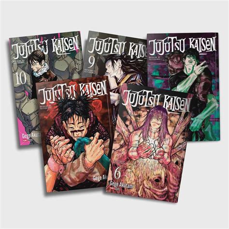 Box Jujutsu Kaisen Batalha De Feiticeiros Vols 6 Ao 10 Em Promoção Na