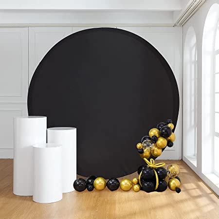 Amazon Outpain Ft Black Round Arch Backdrop Cover For Ft