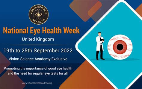 Uk National Eye Health Week Eye Screening Vision Science Academy