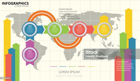 5 Parts Infographic Design Vector And Marketing Icons Can Be Used For