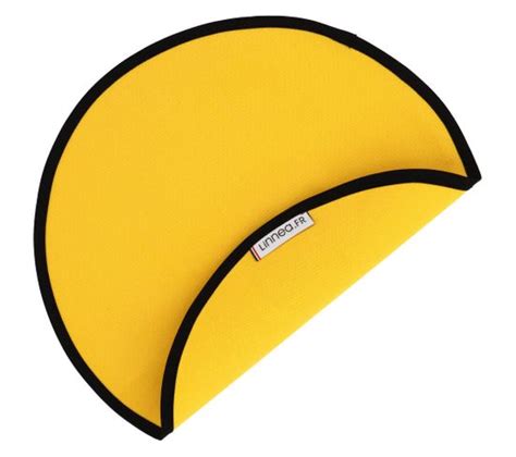 Lot De 2 Set De Table Rond 38 Cm Diabolo Jaune Curcuma Traitement