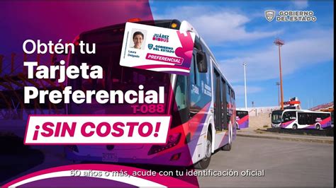 Ya pueden obtener su Tarjeta Preferencial JuárezBus SIN COSTO YouTube